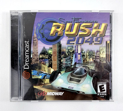 San Francisco Rush 2049 (Sega Dreamcast, 2000) Game Case Manual Registration