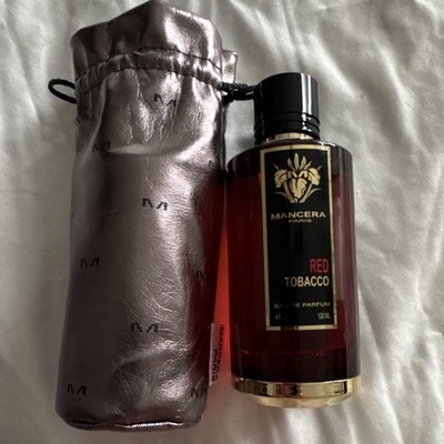 Mancera Red Tobacco Eau de Parfum Spray 120 mL 4 fl oz with Pouch