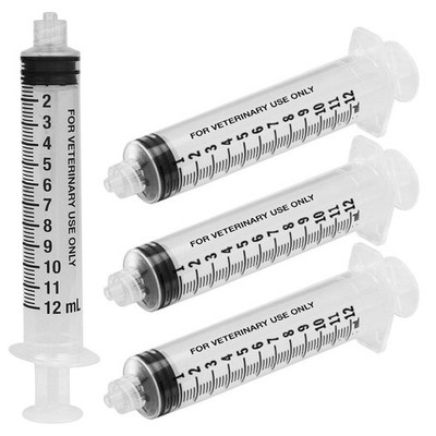 100 Pcs  Luer Lock Syringe Without Needle by Jevolve Disposable Syringes