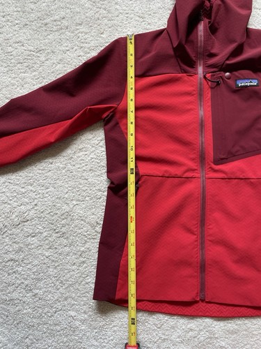 Patagonia Women's Touring Red R1 CrossStrata Hoody Windbreaker Jacket XS - Picture 7 of 10