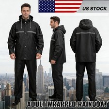 Waterproof Rain Suits Heavy Duty Raincoat Fishing Rain Gear Jacket And Pants Men