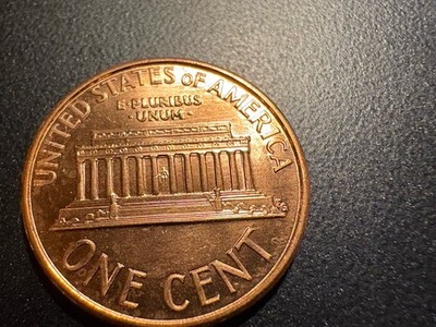 1 Gem BU  2000 Lincoln Memorial Cent FS -901  Mint Error Wide AM