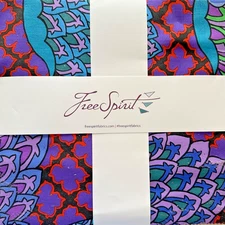 KAFFE FASSEEETT COLLECTIVE-DARK FEB.24 -10X10 LAYER CAKE FOR FREE SPIRIT FABRICS