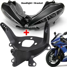 For Yamaha YZF R6 03-05 Headlight Assembly &Upper Fairing Stay Bracket R6S 06-09