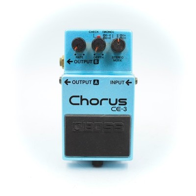 BOSS CE-3 Chorus 1986 Made in Japan Green Label Vintage Effect Pedal 727900