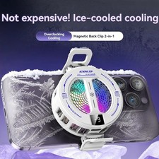 Magnetic Phone Cooler Cooling Fan RGB Mobile Gaming Radiator for iPhone Android