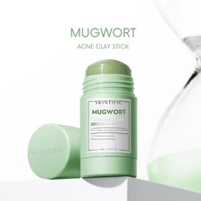 SKINTIFIC Mugwort Acne Clay Stick 40 g / 1.41 fl oz Treats Acne-prone Skin