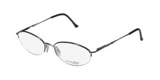 NEW MARCOLIN 7222 EYEGLASS FRAME 794 HALF-RIM CAT EYE 55-19-140 METAL WOMENS