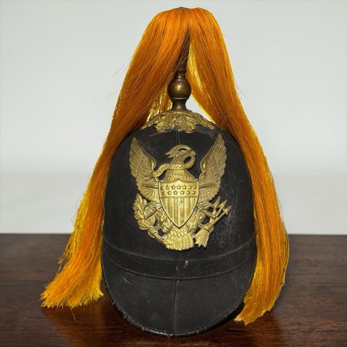 Original Antique M1881 Indian Wars US Cavalry Helmet National Guard New York