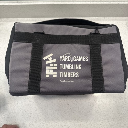 Yard Games großes Tumbling Timbers Holz Stapelspiel mit Kiefernblöcken (gebraucht)