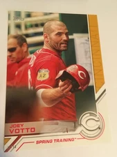 2017 Topps Salute Jumbo 5x7 Joey Votto Reds S167 #'d /10 Gold