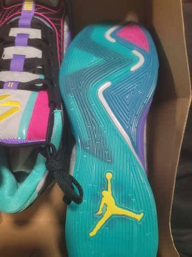 Size 12 - Jordan Luka 2 All-Star Wolf Grey/Speed Yellow Basketball Sneakers - 第 8/9 張圖片