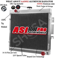 3-Rows Aluminium Radiator for Chrysler Valiant CL-CM 6cyl MT