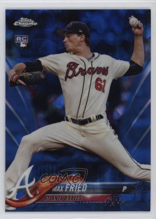 2018 Chrome Sapphire Edition Topps Online Exclusive Max Fried Rookie RC 12i0