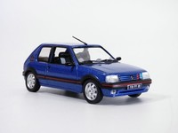 Peugeot 205 Gti 1.9L Bleu Miami & DéCo Pts 1/43