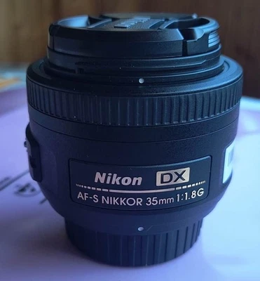Objectif Nikon Nikkor AF-S DX 35 mm f/1.8G Noir NEUF - Bild 1 von 3