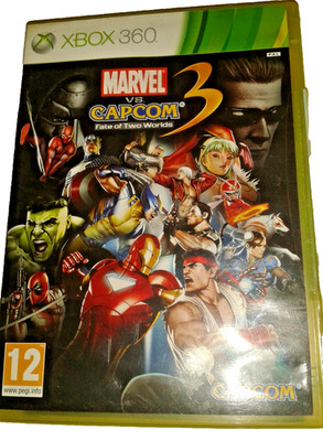 Marvel vs Capcom 3 Fate Of Two Worlds Xbox 360 sehr guter Zustand komplett Versand am selben Tag