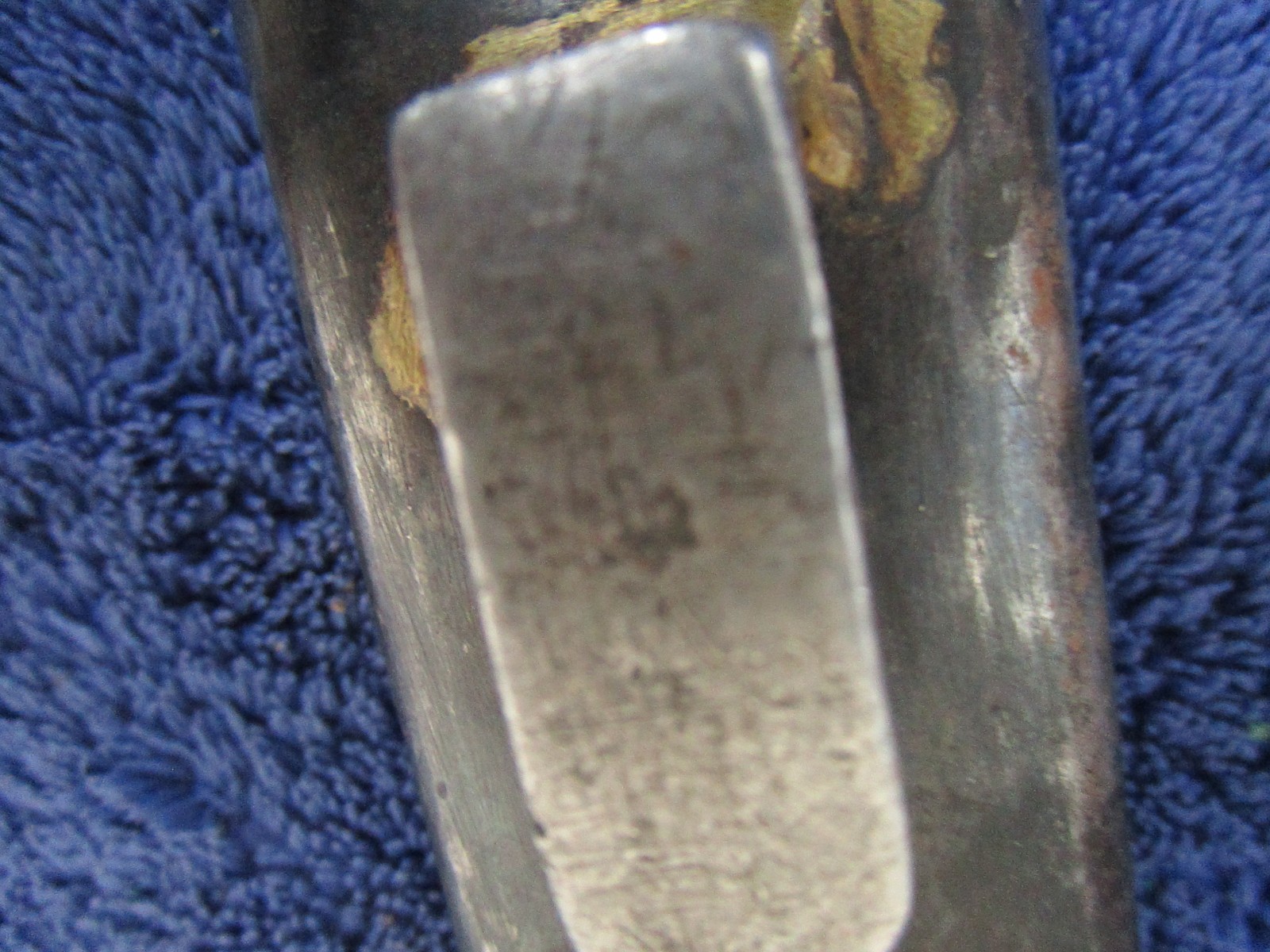 ORIGINAL VINTAGE TURKISH WW1 ERZATS MODIFIED FROM BUTCHER BAYONET AND SCABBARD