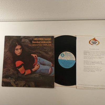 Heloisa Raso + Sebastião Tapajos Samba Viola e Eua LP Argentina 1976 + PR Paper