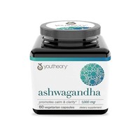 Youtheory, Ashwagandha, 500 Mg, 60 Vegetarische Kapseln