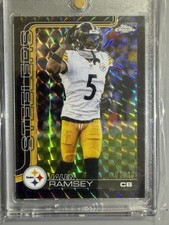 2025 Topps Chrome Jalen Ramsey Black Geo 1/10 Pittsburgh Steelers 1st Print
