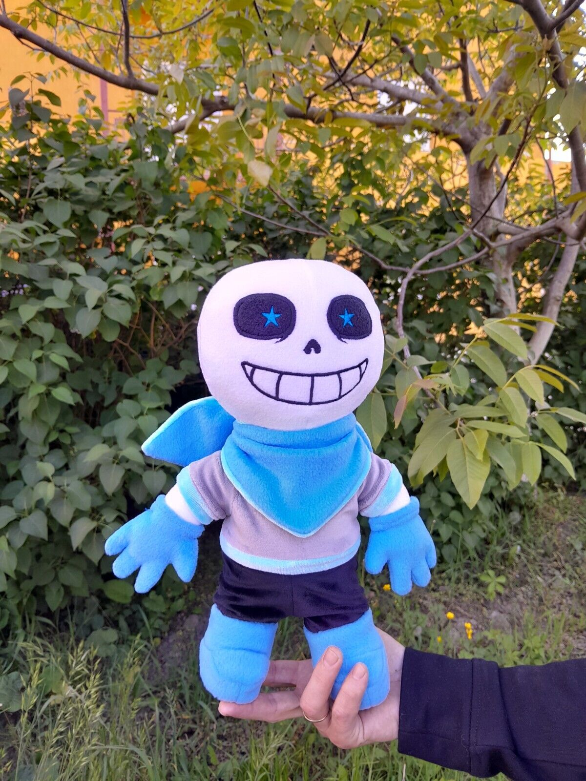 Killer Sans. Undertale. Large Plush Toy. Size 15 Inch 