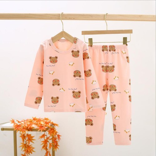 Kids Pajama Set – Long Sleeve Organic Cotton Sleepwear for Boys & Girls (2–5 Y) - Picture 109 of 116