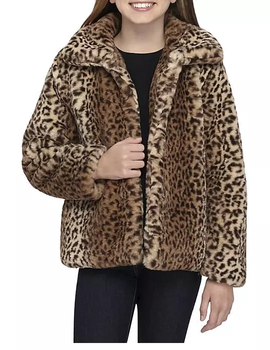 Leopard print sales coat forever 21