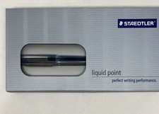 Staedtler Pack of 2 Liquid Point Pens 5  7 Blue - New