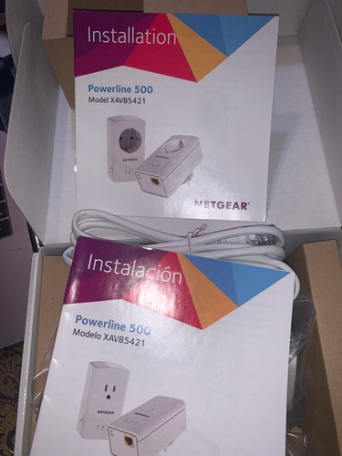 3 Netgear Powerline AV500 Network Adapter Wi-Fi Range Extender - - Picture 5 of 8