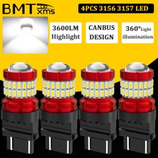 4x 3157 4114 4157 Led Drl Driving Daytime Running Light Bulb White 44smd 6000k 4x 3157 4114 4157 Led Drl Driving Daytime Running Light Bulb White 44smd 6000k