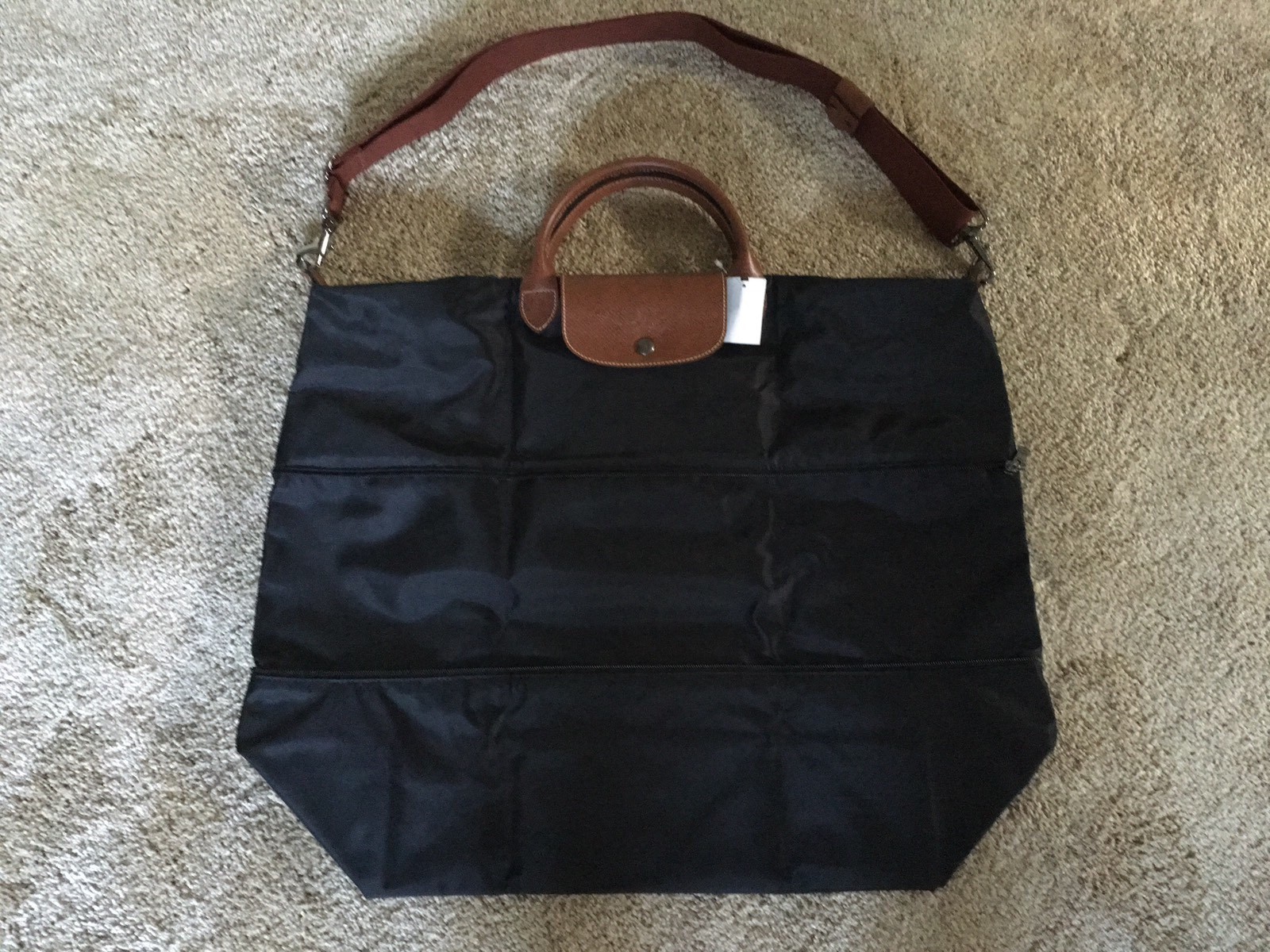 longchamp expandable duffel