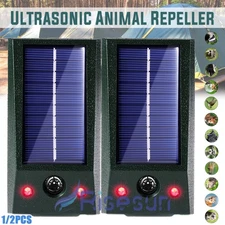 Repelentes solares ultrasónicos de animales por movimiento luz intermitente LED