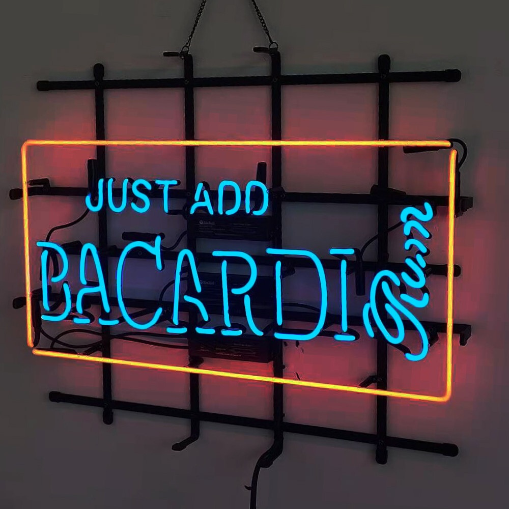 Just Add BACARDI Neon Sign 24