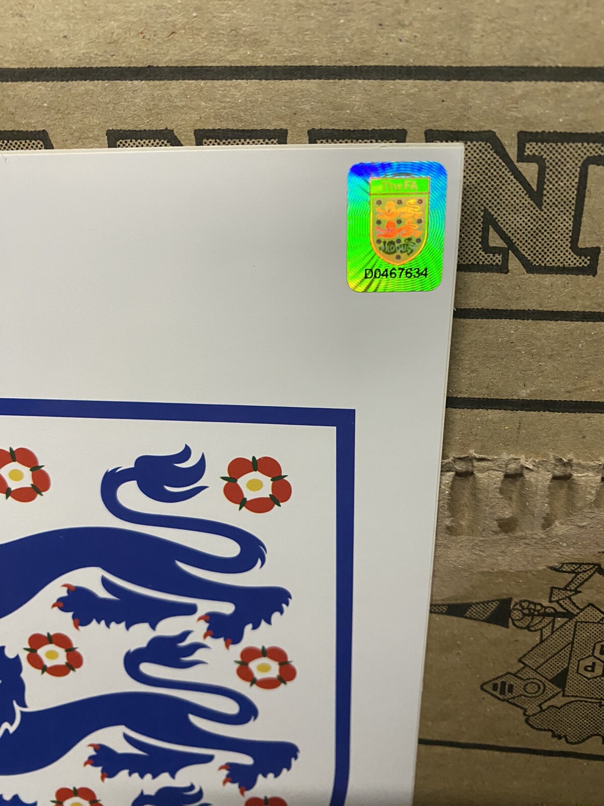 L Sticker England Official Licensed England Vinyl Football Sticker Logo Rare 2012 Sticker ...