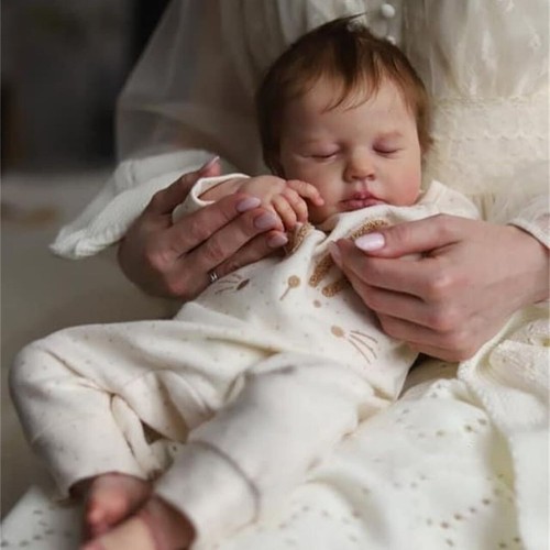 Anano Reborn Newborn Baby Girl Dolls Full Body Silicone Soft 20" Real Lifelike - Picture 3 of 3