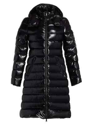 MONCLER MOCA シャイニーブラック サイズ3 Black Moka Long Down Jacket - Long Down Jackets for Women | Moncler US