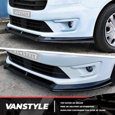 FOR FORD TRANSIT CONNECT 19-21 FL LOWER FRONT BLACK SPLITTER SPOILER BUMPER LIP