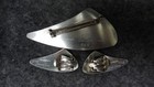 Jorgen Jensen Pewter 858 Pin and Earring Set — photo 3