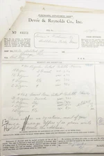 1933 Lamson Goodnow Devoe & Raynolds Chicago IL Purchase Orders Ephemera P787B