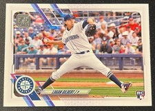 2021 TOPPS UPDATE SERIES LOGAN GILBERT ROOKIE MARINERS VARIATION