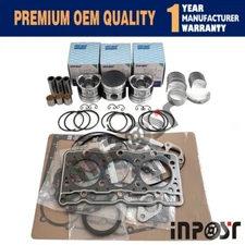 Overhaul Rebuild Kit For Kubota D905 D905E D905B D905BH Tractor Engine Repair