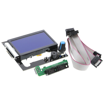 LCD 12864 3D Drucker Display smart controller für RAMPS1.4 - schwarz 