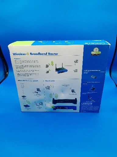 Linksys WRT54G Wireless G Wi-Fi Broadband 2.4 Ghz 4 Port Switch 802.11g Router - Image 3 of 4