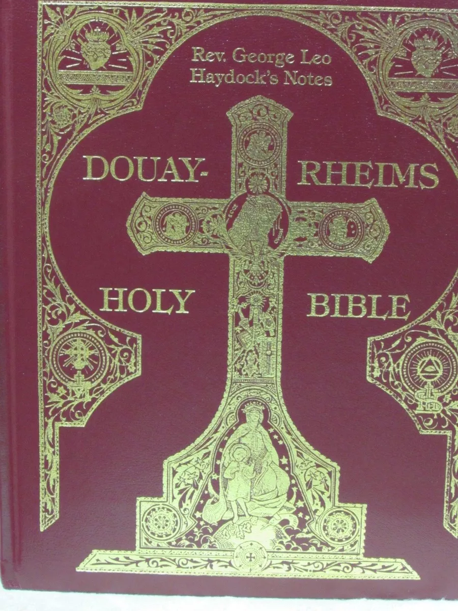 Douay Rheims Haydock Holy Bible in English