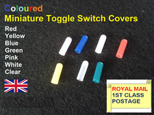 5 PCS Coloured Switch Covers for Miniature Toggle Switch uk