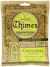 6 Bags, Chimes Original Ginger Chews Candy, 5 Oz 141.8g