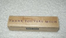 Hero Arts - Rubber Stamp - Thank You Very Much - Medium Size - C2655 -