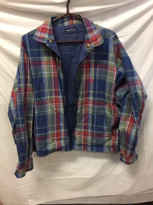 L*S様 50's Cotton Reversible Sport Jacket VTG Men's 90's Nautica Full-Zip 100% Cotton Reversible Jacket Size