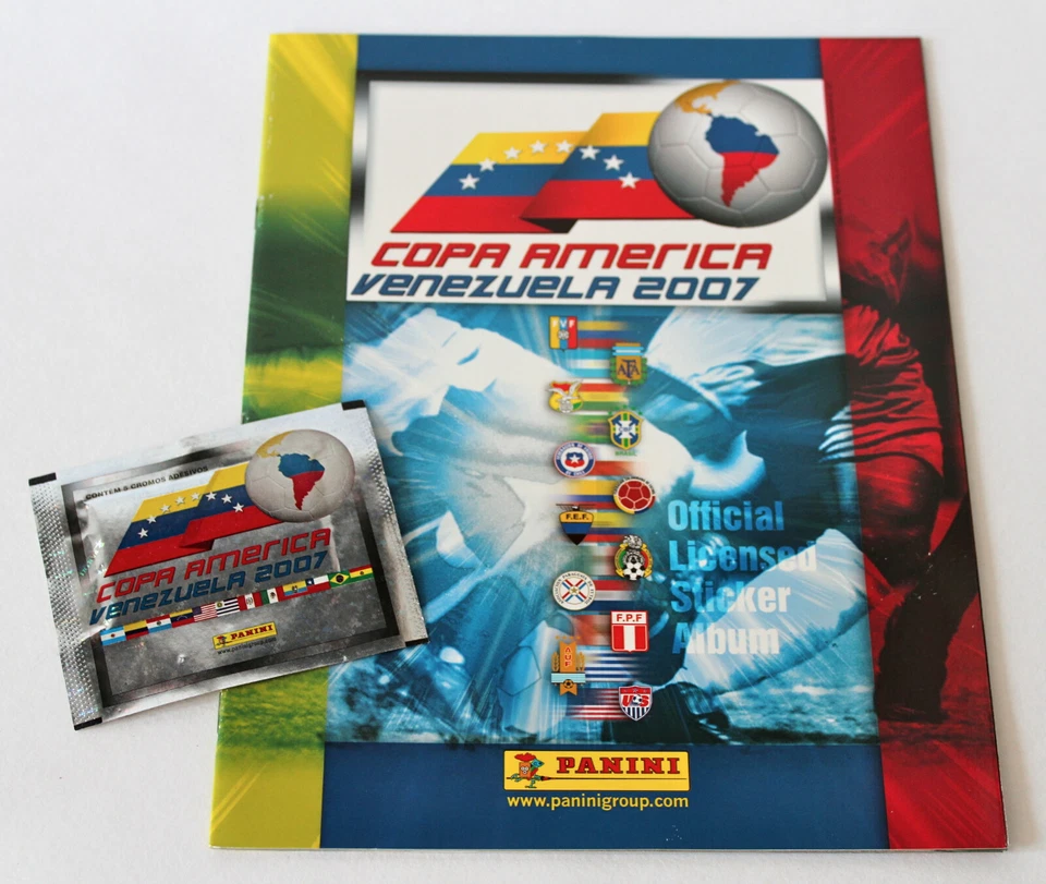 RARE: Panini COPA AMERICA VENEZUELA 2007 - 1 x EMPTY ALBUM EMPTY ALBUM vuoto vide